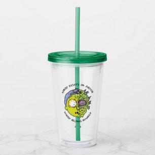 RICK OCH MORTY™  Stiliserad Morty Fly Quote Take Away Mugg