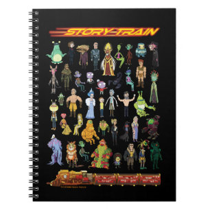 RICK OCH MORTY™   Story Tåg Anteckningsbok