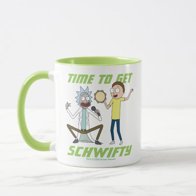 RICK OCH MORTY™| Tid att hämta Schwifty Mugg (Vänster)