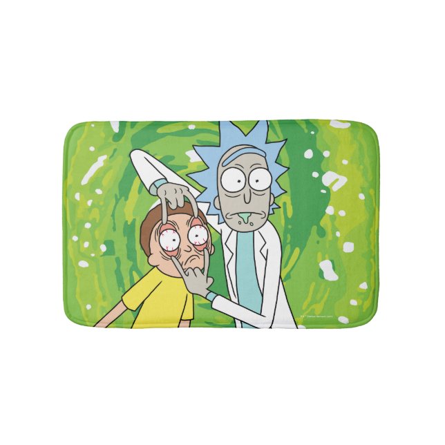 RICK OCH MORTY™ | Titta på det Badrumsmatta (Framsidan)