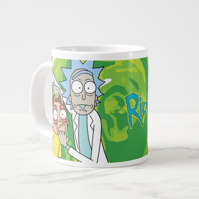 RICK OCH MORTY™| Titta på det Jumbo Mugg (Framsida vänster)