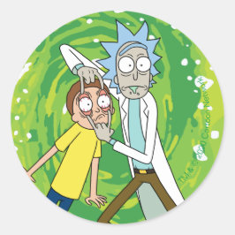 RICK OCH MORTY™ | Titta på det Runt Klistermärke