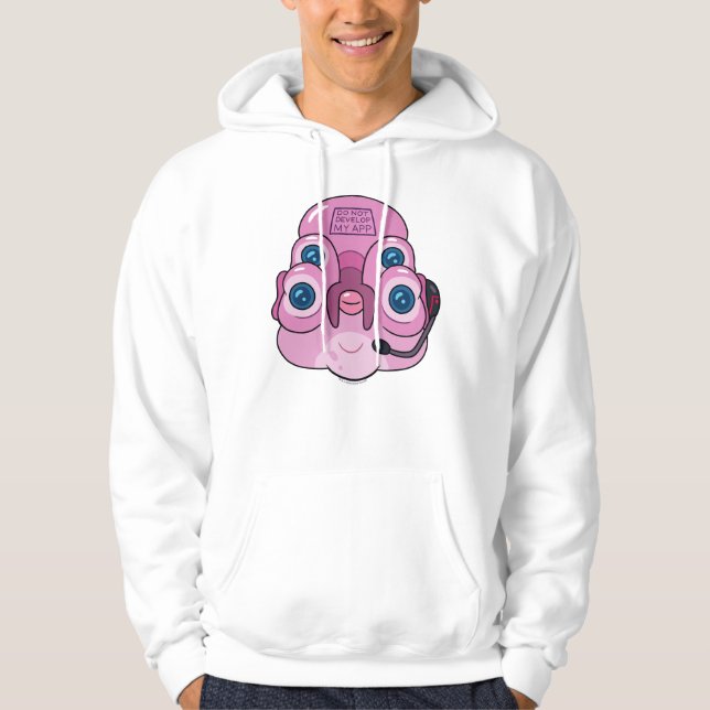 RICK OCH MORTY™ | UTVECKLA INTE MIN APP HOODIE (Framsida)