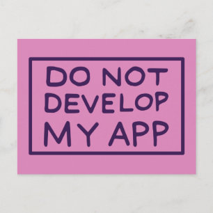 RICK OCH MORTY™ UTVECKLA INTE MIN APP INBJUDAN VYKORT