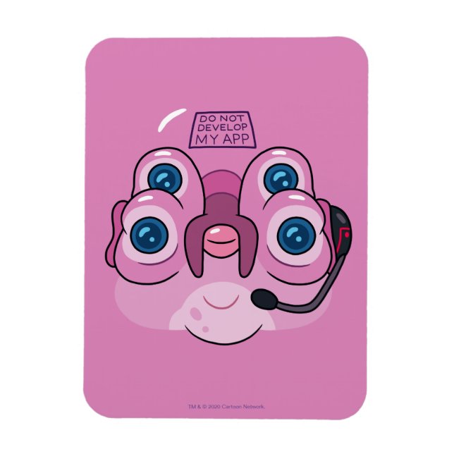 RICK OCH MORTY™ | UTVECKLA INTE MIN APP MAGNET (Vertikal)