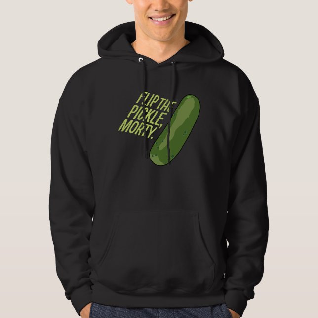 RICK OCH MORTY™ | Vänd fickan Hoodie (Framsida)