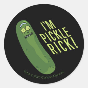 RICK OCH MORTY™ Vänd fickan Runt Klistermärke