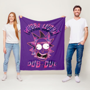 RICK OCH MORTY™   Wubba Lubba Dub-Dub Fleecefilt
