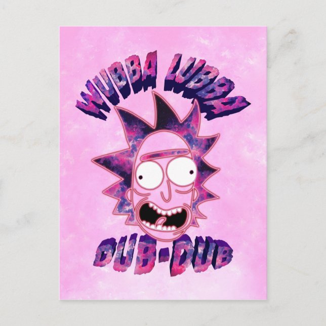 RICK OCH MORTY™ | Wubba Lubba Dub-Dub Inbjudan Vykort (Framsida)