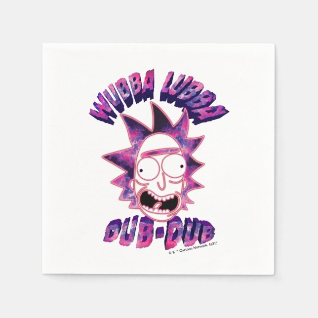 RICK OCH MORTY™ | Wubba Lubba Dub-Dub Pappersservett (Framsidan)