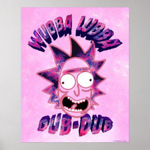 RICK OCH MORTY™ Wubba Lubba Dub-Dub Poster