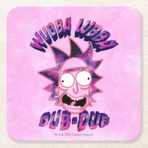 RICK OCH MORTY™ Wubba Lubba Dub-Dub Underlägg Papper Kvadrat
