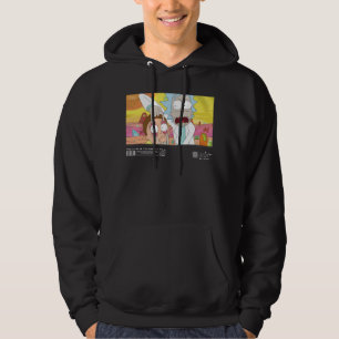 Rick Open Morty's Ögon Quote Graphic Hoodie