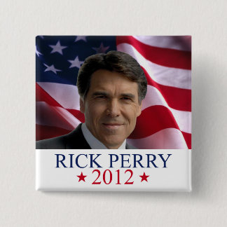 Rick Perry 2012 för presidentpinback knäppas Knapp