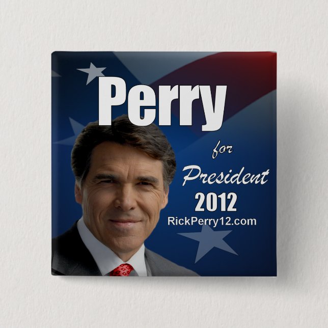 Rick Perry 2012 Knapp (Framsida)
