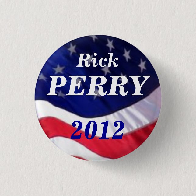 Rick Perry 2012 knäppas Knapp (Framsida)