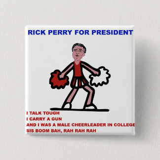 Rick Perry för presidenthejaklacksledaretecknad Knapp