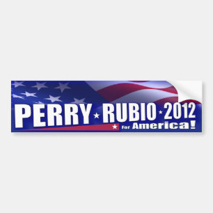 Rick Perry Marco Rubio GOP 2012 Bildekal