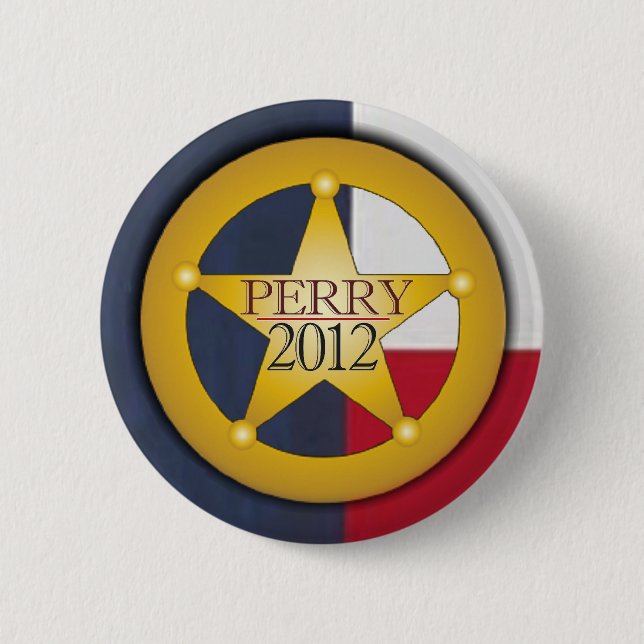 Rick Perry skogsvaktareemblem 2012 Knapp (Framsida)