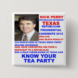 Rick Perry Teapartyregulator av Texas Knapp