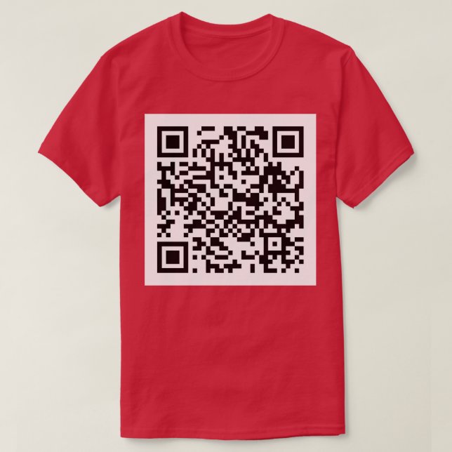 Rick Roll QR Code CrewnackSweatshirt T Shirt (Design framsida)