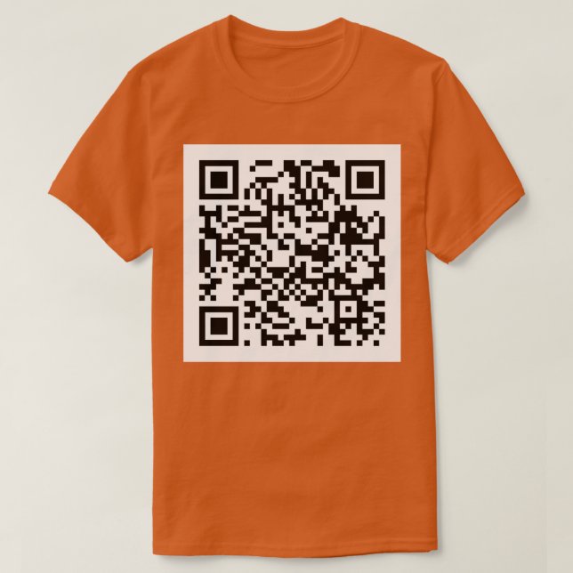 Rick Roll QR Code Kids Långärmad TShirt T Shirt (Design framsida)