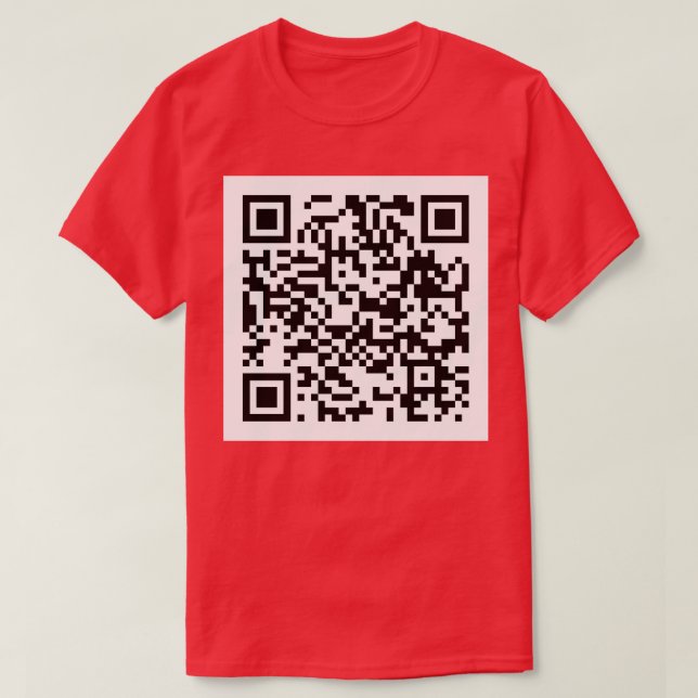 Rick Roll QR Code Kids Långärmad TShirt T Shirt (Design framsida)