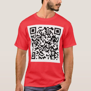 Rick Roll QR Code Kids Långärmad TShirt T Shirt