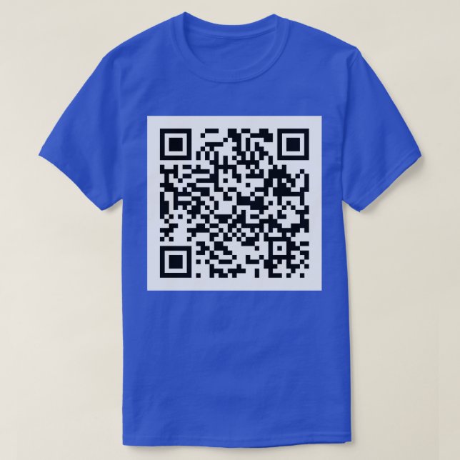 Rick Roll QR Code Kids Långärmad TShirt T Shirt (Design framsida)