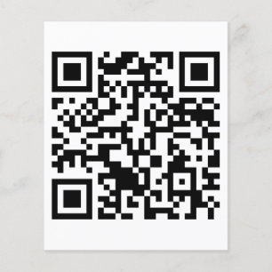 Rick Roll QR Code Rickrollroll Flygblad