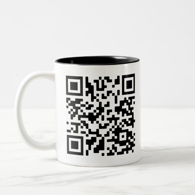 Rick Roll Två-Tonad Mugg (Vänster)