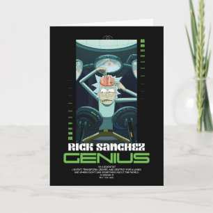 Rick Sanchez Genius Quote Graphic Kort