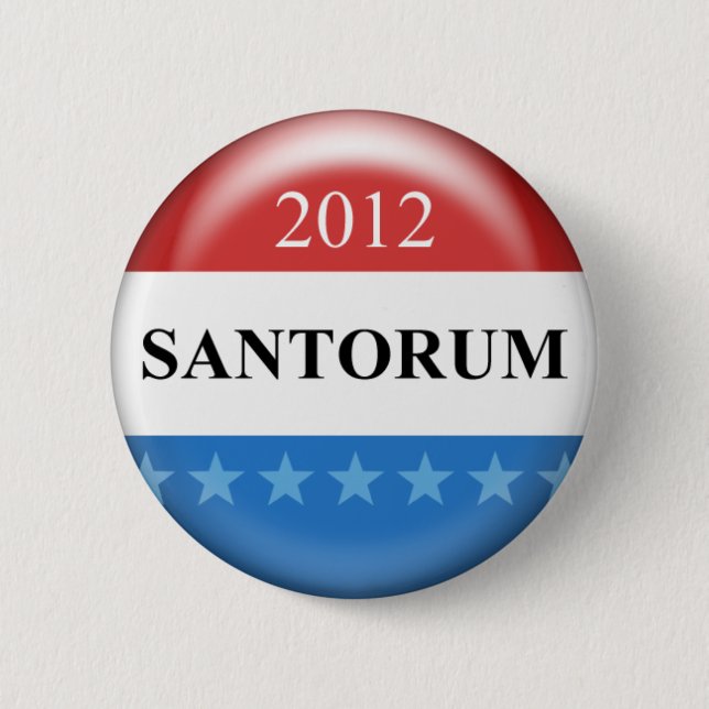 Rick Santorum 2012 Knapp (Framsida)
