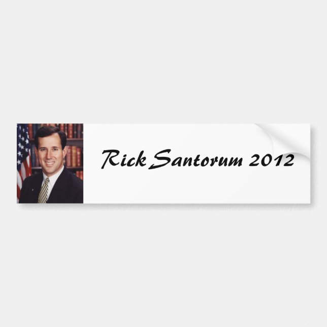 Rick Santorum Bildekal (Framsidan)