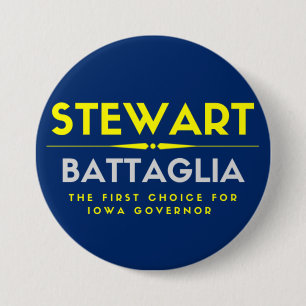 Rick Stewart för Iowa guvernör Button Knapp