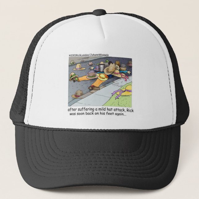 Rick Suffers A Hat Attack Tecknad Gifts & Tees Keps (Framsida)
