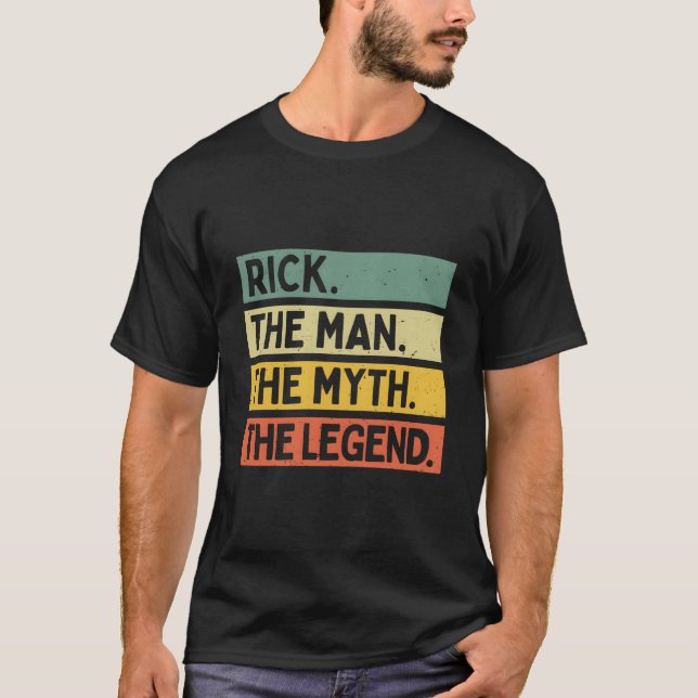 Rick the Myth the Legend Personlig Citote T Shirt (Framsida)