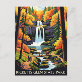 Ricketts Glen State Park Travel Vykort