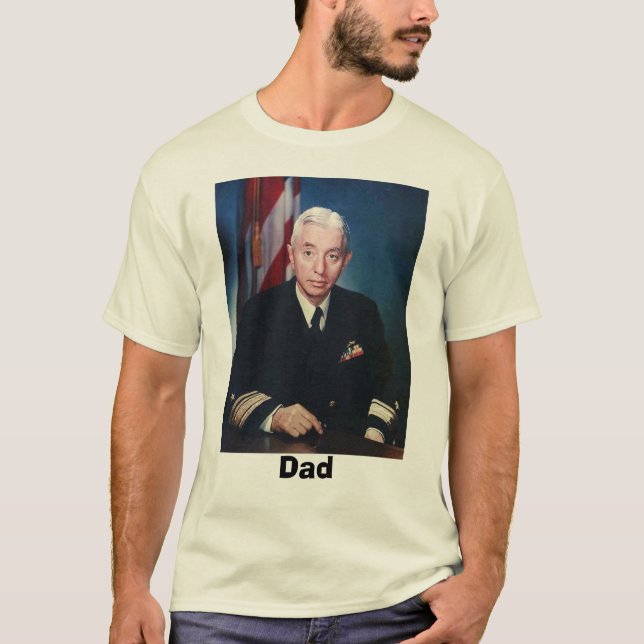 Rickovers din pappa t shirt (Framsida)