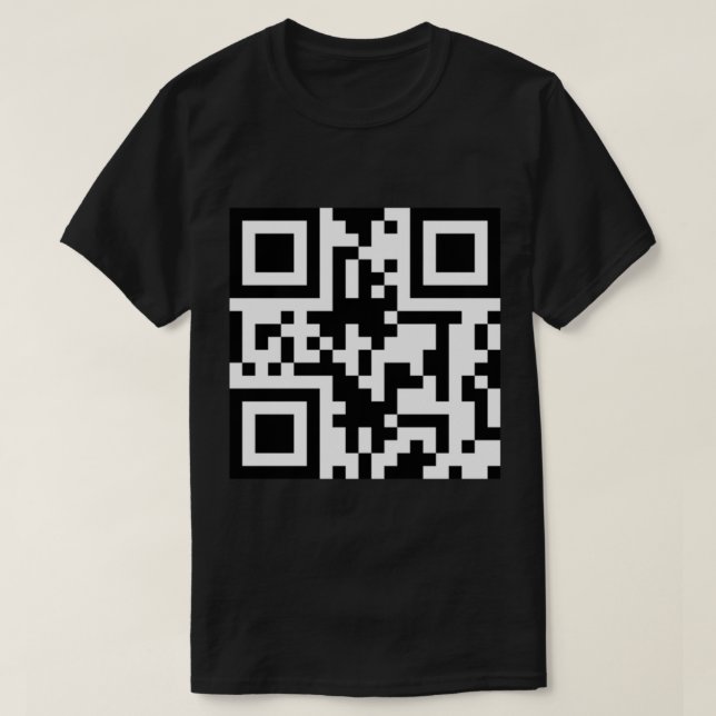 rickroll qr-kod t shirt (Design framsida)