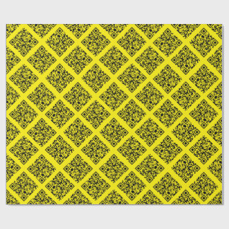 Rickroll Wrapping Paper in black Presentpapper