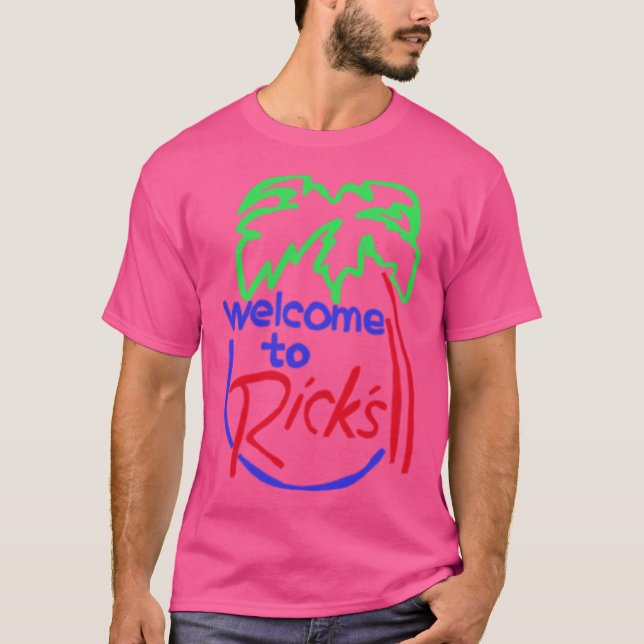 Ricks Amerikanska Café T Shirt (Framsida)