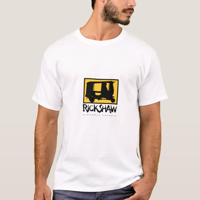Rickshawmanar T-tröja Tee Shirt (Framsida)