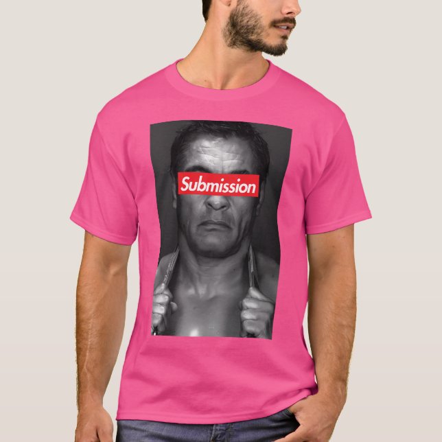 Rickson Gracie Bjj Brazilian Jiu-Jitsu T Shirt (Framsida)
