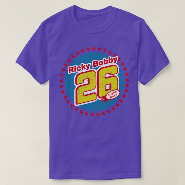Ricky Bobby 26 Shake Bake T Shirt (Design framsida)