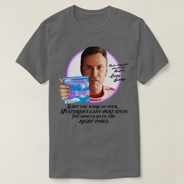 Ricky Bobby Maypax T Shirt (Design framsida)