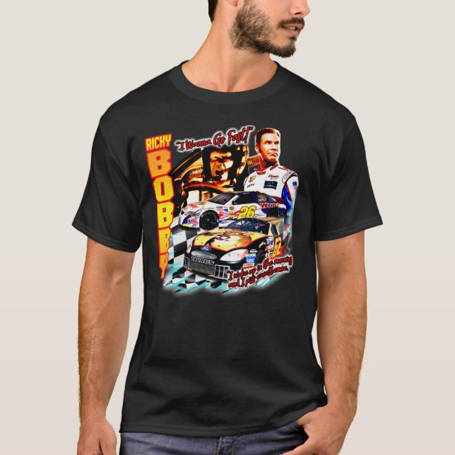 Ricky Bobby Tävla Shirt Classic T-Shirt (Framsida)