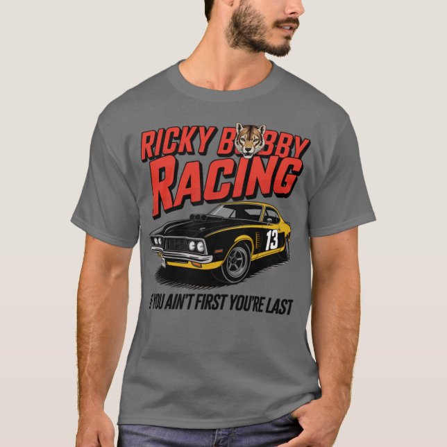 Ricky Bobby Tävla T Shirt (Framsida)