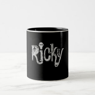 Ricky-Namn-Mugg-Rockin' Två-Tonad Mugg