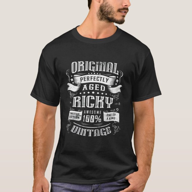 Ricky Original Personlig T Shirt (Framsida)